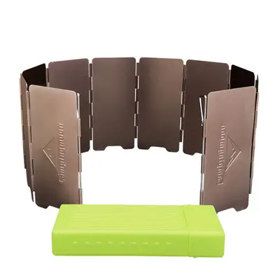 Faltbarer Windschutz aus Aluminiumlegierung für Kocher, YD-10, tragbar
