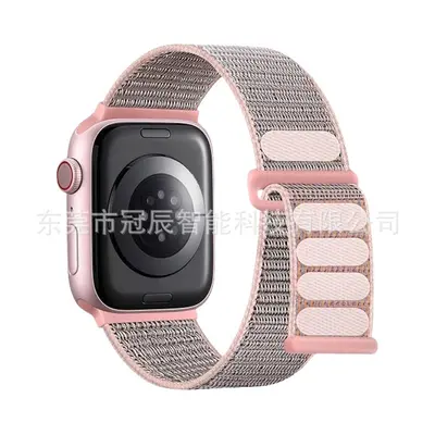 Nylon Watch Strap for Apple Watch, Double-Compartment Loop, Velcro, iwatch987 - 12