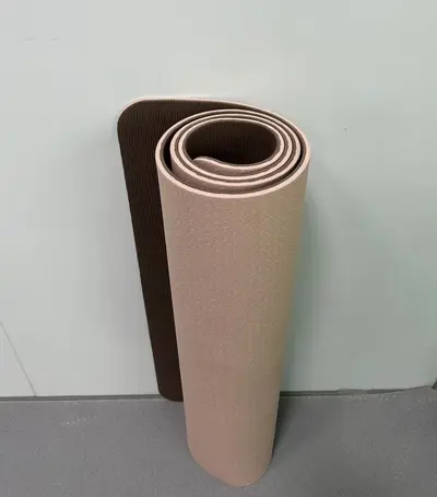 TPE yoga matı, çift taraflı kaymaz, kalın ve geniş fitness matı - 11