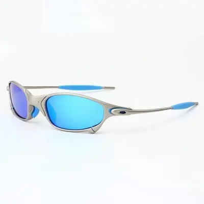 Silver Metal Frame Polarized Sunglasses for Men and Women, Outdoor Driving Sports - 3