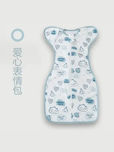 Amazon grenzüberschreitende Sommer-Pucktuch-Decke dünne Neugeborenen-Schlafsack-Materialien Klasse A Wickelsack reine Baumwolle Baby-Pucktuch-Decke.