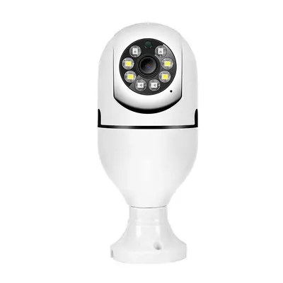 a6 ampul kamera HD gece görüşlü güvenlik izleme 360 derece panoramik iç mekan kablosuz WiFi kamera E27