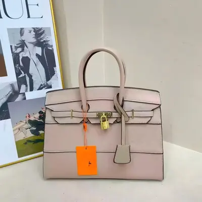 Damen-Patchwork-Platinum-Tasche, großes Fassungsvermögen, minimalistisch - 12