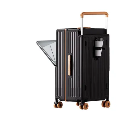 Koffer mit Trockner- und Nassfächer-Trennung multifunktional 24 Zoll Reisekoffer mit Vorderöffnung explosionssicher Trolley Reisekoffer 28 Zoll großes Fassungsvermögen