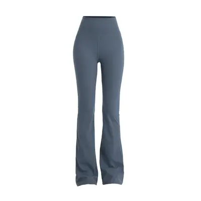 Women's High-Waist Flare Yoga Pants with Tummy Control, Slim Fit Sports Fitness Trousers