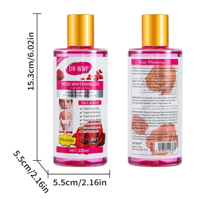 Turmeric Oil 200 ml with Mandelic Acid, Moisturizing Face and Body Massage Oil - 10
