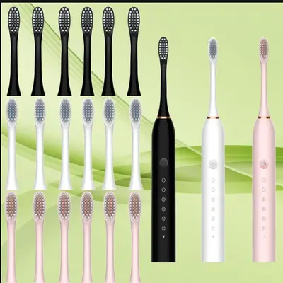 Smart Rechargeable Sonic Electric Toothbrush with Soft Bristles for Adults - 9