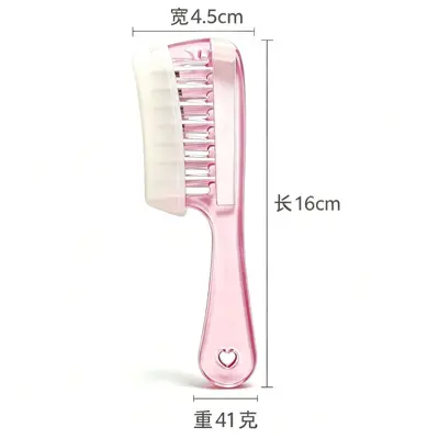 Crystal Scalp Serum Applicator Comb for Minoxidil and Essential Oils