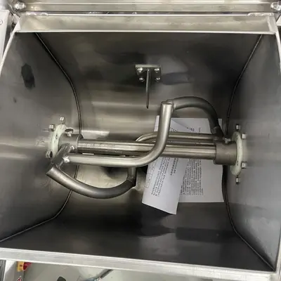 Paslanmaz çelik sessiz hamur yoğurma makinesi 15-75kg otomatik