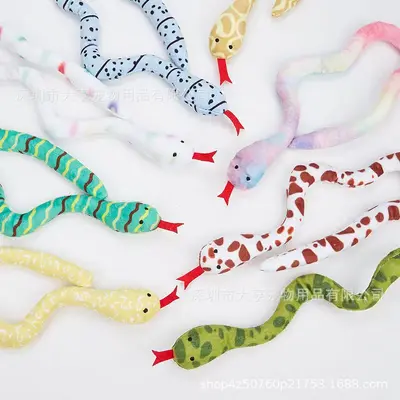 Snake-Shaped Teething Dog Toy, Bite-Resistant - 4