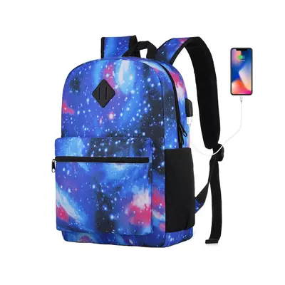 Men's Student Backpack, Water-Repellent, Laptop Compartment - 5
