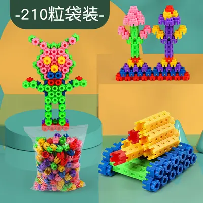Hexagonal Building Block Assembly Puzzle Toy for Children Aged 3-6 - 9