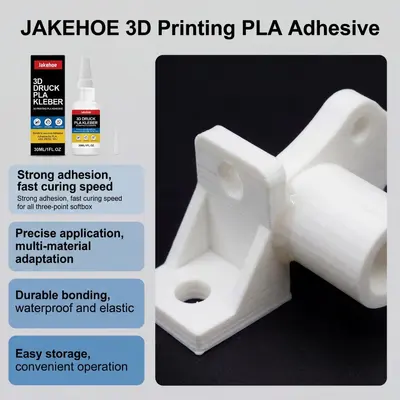JAKEHOE 3D Printing Adhesive, Mild Odor, Suitable for Multiple Materials