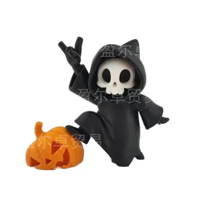 Q Versiyon Ölüm Meleği Figürü, Halloween 3D Baskı Oyuncak - 2