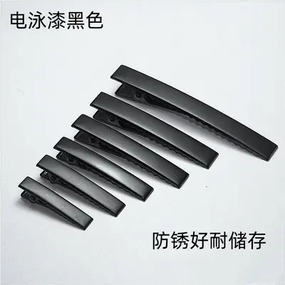Guangzhou yapımı kalınlaştırılmış kare klip altın ördek gagası klipsi saçları çekmez ve solması kolay değil Kore tarzı DIY saç aksesuarları toptan
