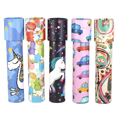 Large High-Resolution Rotating Children's Kaleidoscope, Classic Handmade Educational Toy