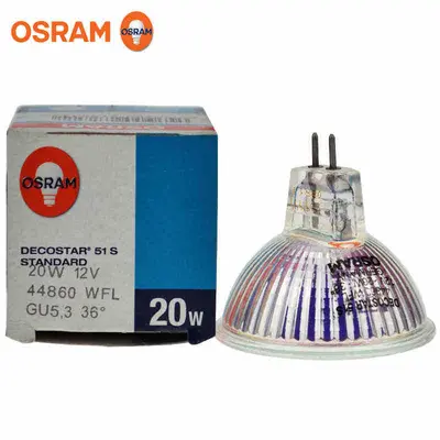 Osram Halogen Lamp Cup 44890, 44860, 44892, 12V 20W/35W - 7