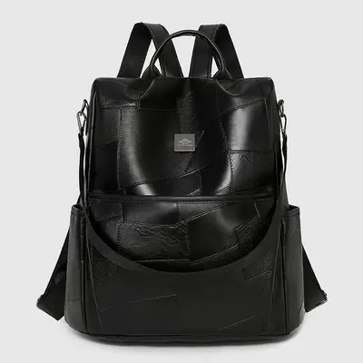 Retro Fashion PU Women's Backpack, Personalizable - 7
