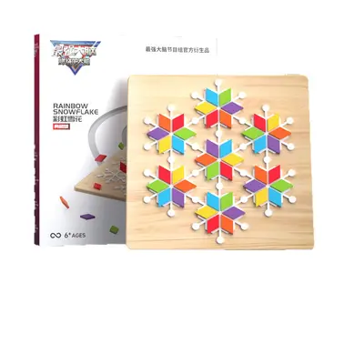Gökkuşağı kar tanesi Sudoku masa oyunu, çocuk mantık oyunu
