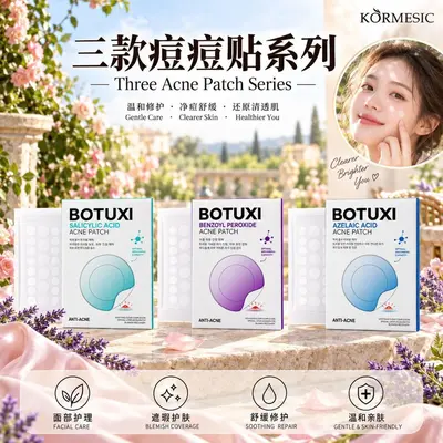 跨境KORMESIC水杨酸痘痘贴pimple patch匀饰局部肤相外贸厂家批发
