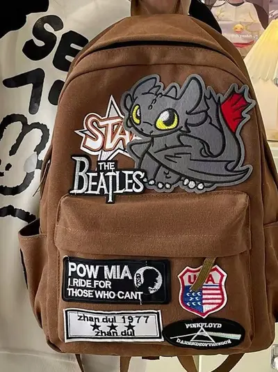 Little Monster Cartoon Casual Daypack - 5