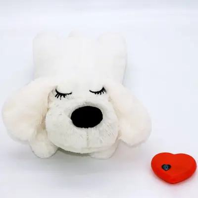 Игрушка Pet Abebe для собак с имитацией сердцебиения, успокаивающая спутник для кошек и собак, интерактивная для снятия стресса и сна, успокаивающая для питомцев - 7