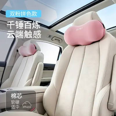 Memory foam car neck pillow with cervical support - 9