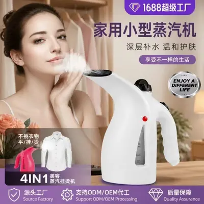 Portable handheld garment steamer, compact steam press - 2