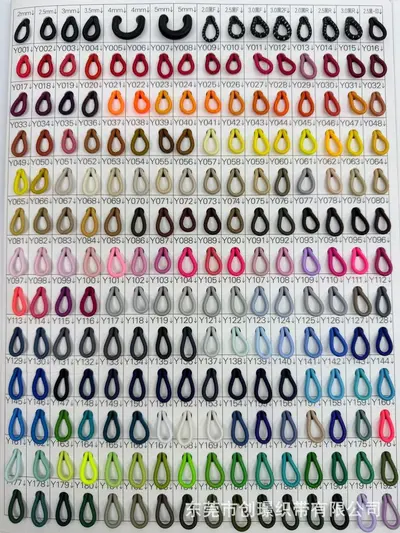 Latex-Gummiband, hochelastisch, farbige Zugkordel - 9