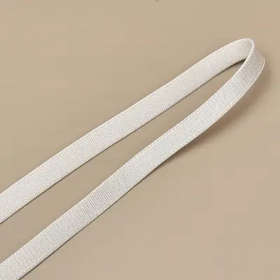 Shiny Polyester Strap Tape, 0.6-1.5 cm, Colored Elastic - 8