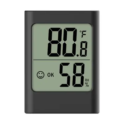 Mini Digital Indoor Thermometer Hygrometer with Magnet and Backlight - 7