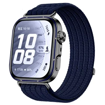 Woven Nylon Strap for Huawei Fit5 Pro, Five-Ring, Breathable - 8