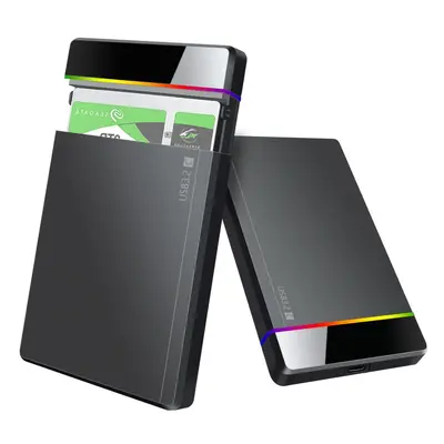 2,5-Zoll-Type-C-Festplattengehäuse, werkzeuglos, mit RGB-Anzeige