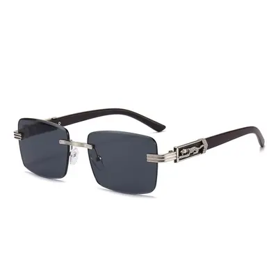 Rimless gradient sunglasses for women, summer style - 4