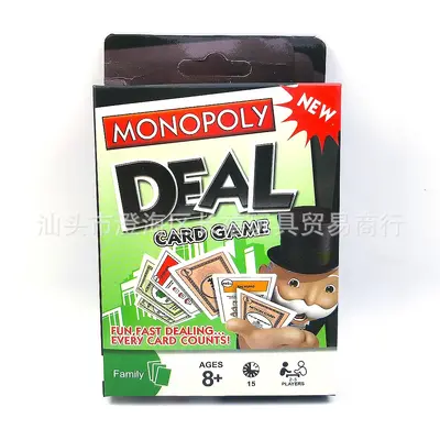 English Tin Box Real Estate Tycoon Card Board Game DEAL MONOPOL - 10