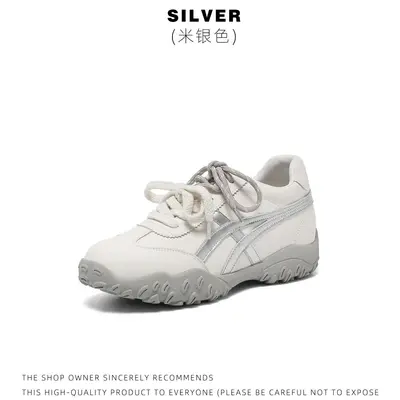 Small Size Women's Shoes 31-34, Height-Increasing Thick Sole Sneakers - 7