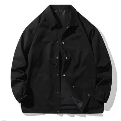 Erkek İlkbahar Sonbahar Japon Tarzı Bol Kesim İnce Streetwear Ceket