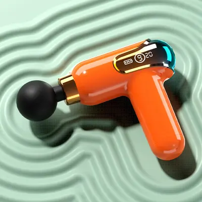 Mini-Massagepistole mit LCD-Display, tragbar - 3