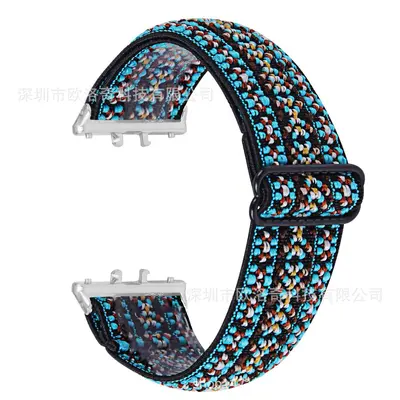 Adjustable Nylon Woven Strap for Samsung Galaxy Fit3, Model SM-R390 - 9