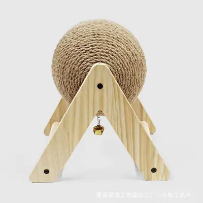 Pet Rabbit Scratching Ball, Claw-Grinding Toy for Small Pets