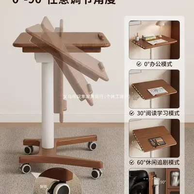 Foldable Height-Adjustable Computer Desk for Dormitories and Small Apartments