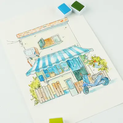 Aquarellpigment-Set, 50/72/90/100 Farben, Nagelkunst, Malerei