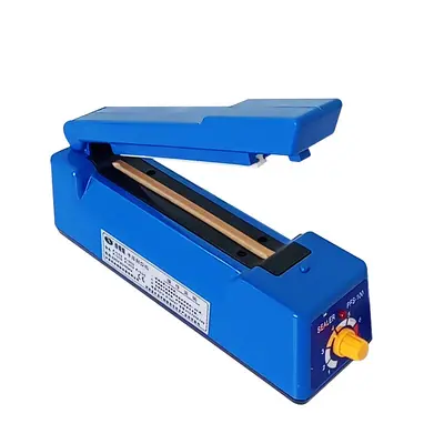 Hand Press Plastic Sealing Machine, Models 100, 200, 300, for Food Film Bags