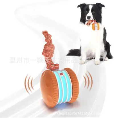 Bite-Resistant Cat Toy Ball with Rope, Self-Play Interactive Toy - 9