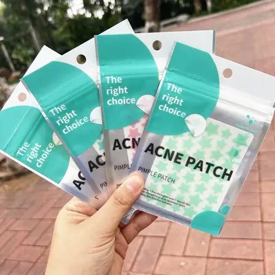 40 Pcs Star-Shaped Hydrocolloid Acne Patches Portable