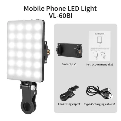 Tragbare Fill-Light für Live-Streaming, tragbare Fotoleuchte, dreifarbige RGB Softlight für Foto-, Kamera- und Telefon-Fill-Light.