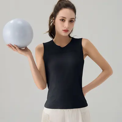 Women's Summer Yoga Tank Top, Pilates and Running Training Wear - 10