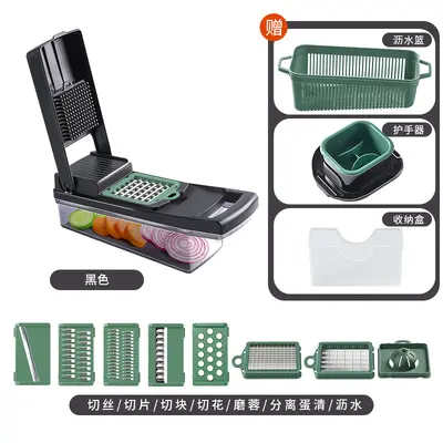 Gemüseschneider-Set, Kartoffelschneider, Zwiebelhacker, multifunktional - 7