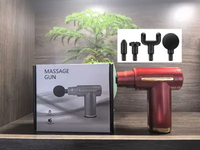 Erkekler ve kadınlar için mini fasya tabancası, çok fonksiyonlu masaj servikal omurga, bel ve sırt masaj tabancası, fitness ekipmanları, ev masaj tabancası - 10