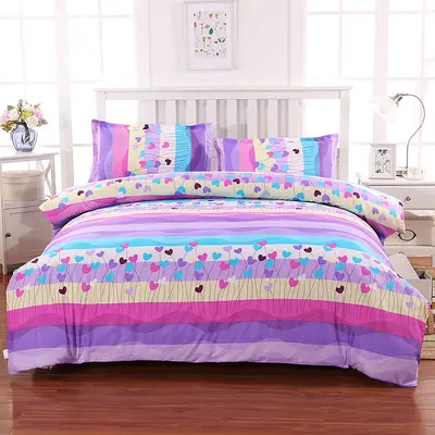 Brushed bedding single piece bedding set wholesale dormitory top and bottom sheets double bedding pillowcase bulk special treatment - 11